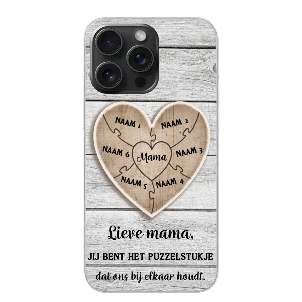 Puzzelstuk - Gepersonaliseerd telefoonhoesje