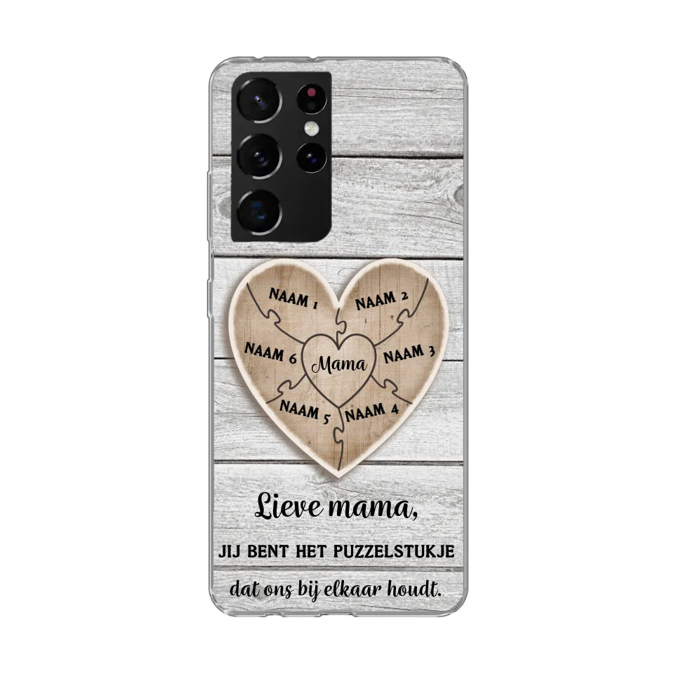 Puzzelstuk - Gepersonaliseerd telefoonhoesje