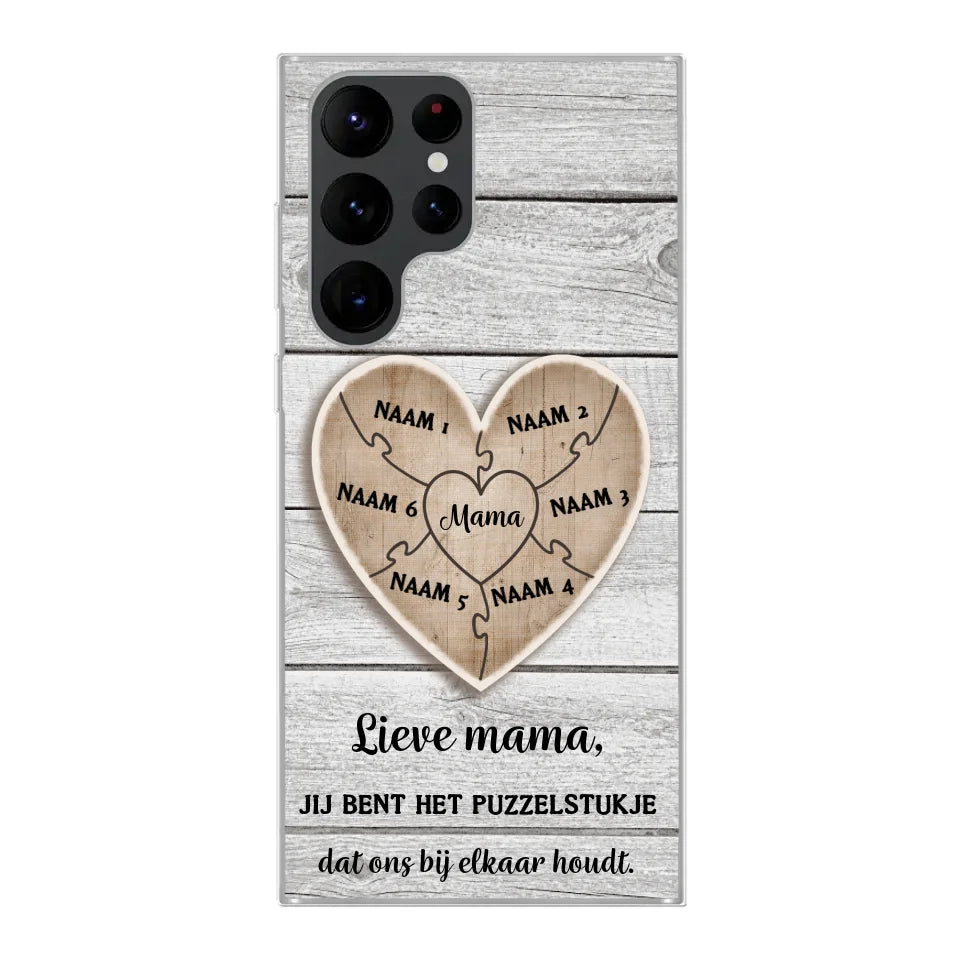Puzzelstuk - Gepersonaliseerd telefoonhoesje