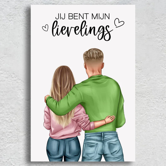 Koppel - Gepersonaliseerd canvas