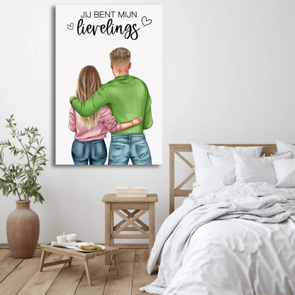 Koppel - Gepersonaliseerd canvas