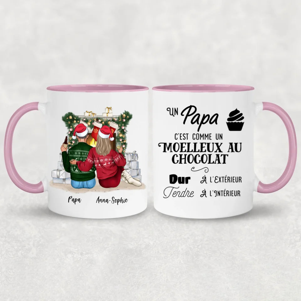 Père et fille - Mok gepersonaliseerd