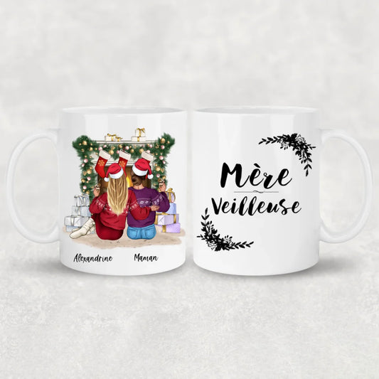 Mere en meisje - gepersonaliseerde mok