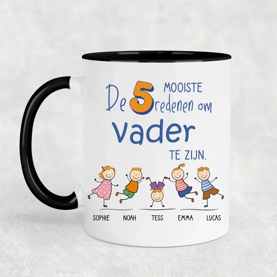De mooiste redenen - Gepersonaliseerde mok