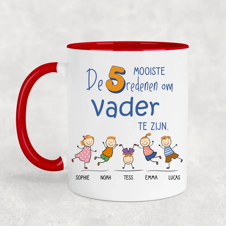De mooiste redenen - Gepersonaliseerde mok