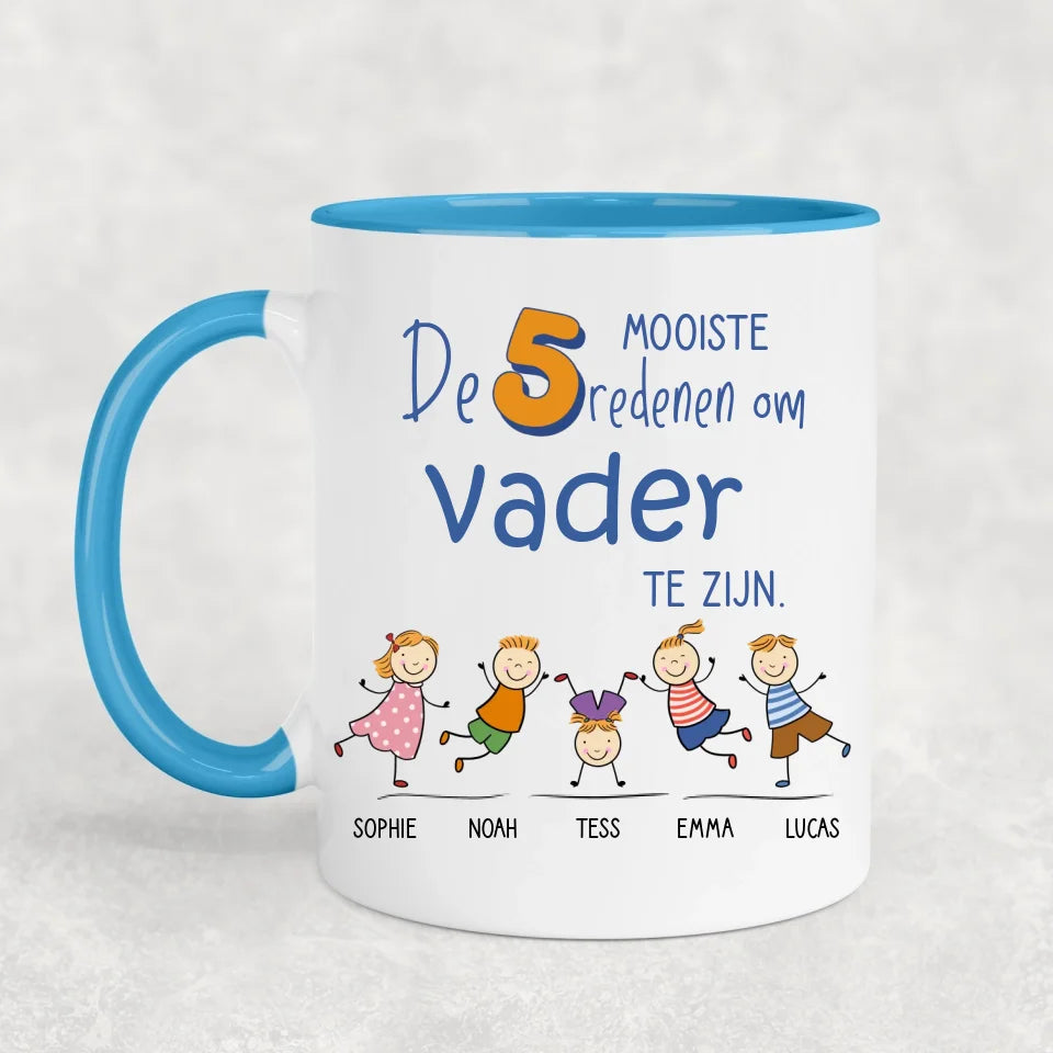 De mooiste redenen - Gepersonaliseerde mok
