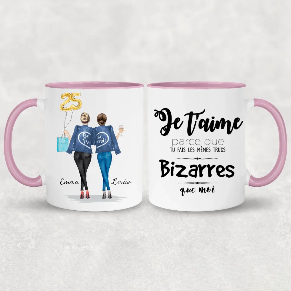 Bon anniversaire - gepersonaliseerde mok