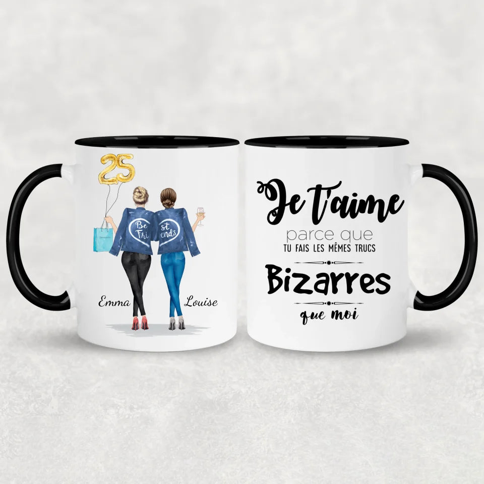 Bon anniversaire - gepersonaliseerde mok