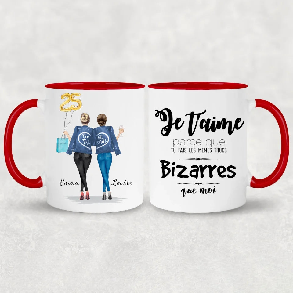 Bon anniversaire - gepersonaliseerde mok