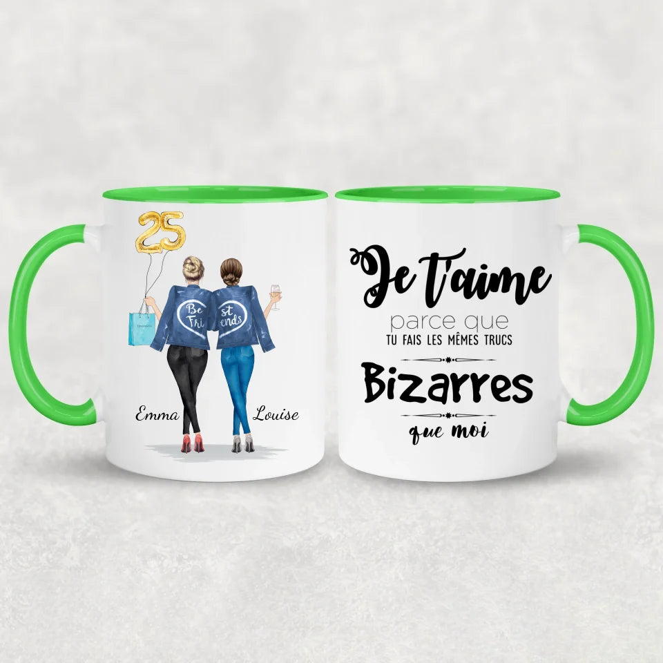 Bon anniversaire - gepersonaliseerde mok