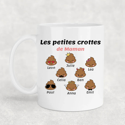 Les petites crottes de Maman - Mok gepersonaliseerd