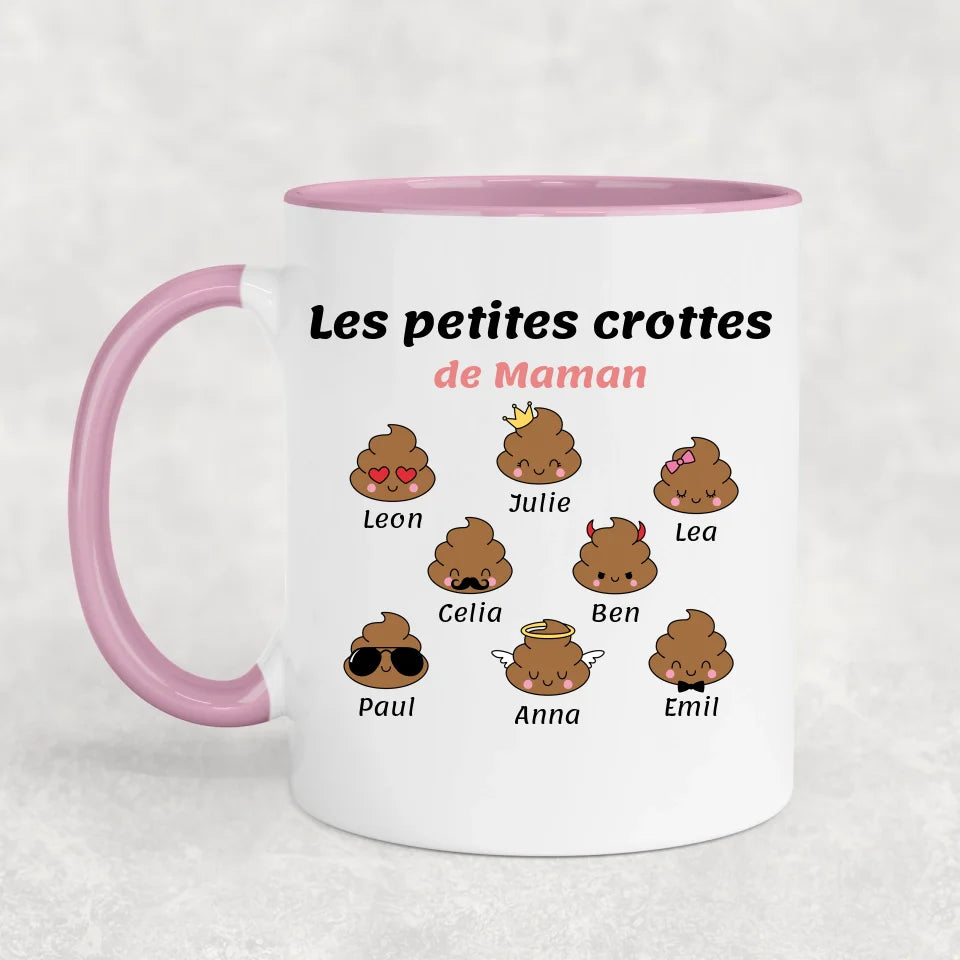 Les petites crottes de Maman - Mok gepersonaliseerd