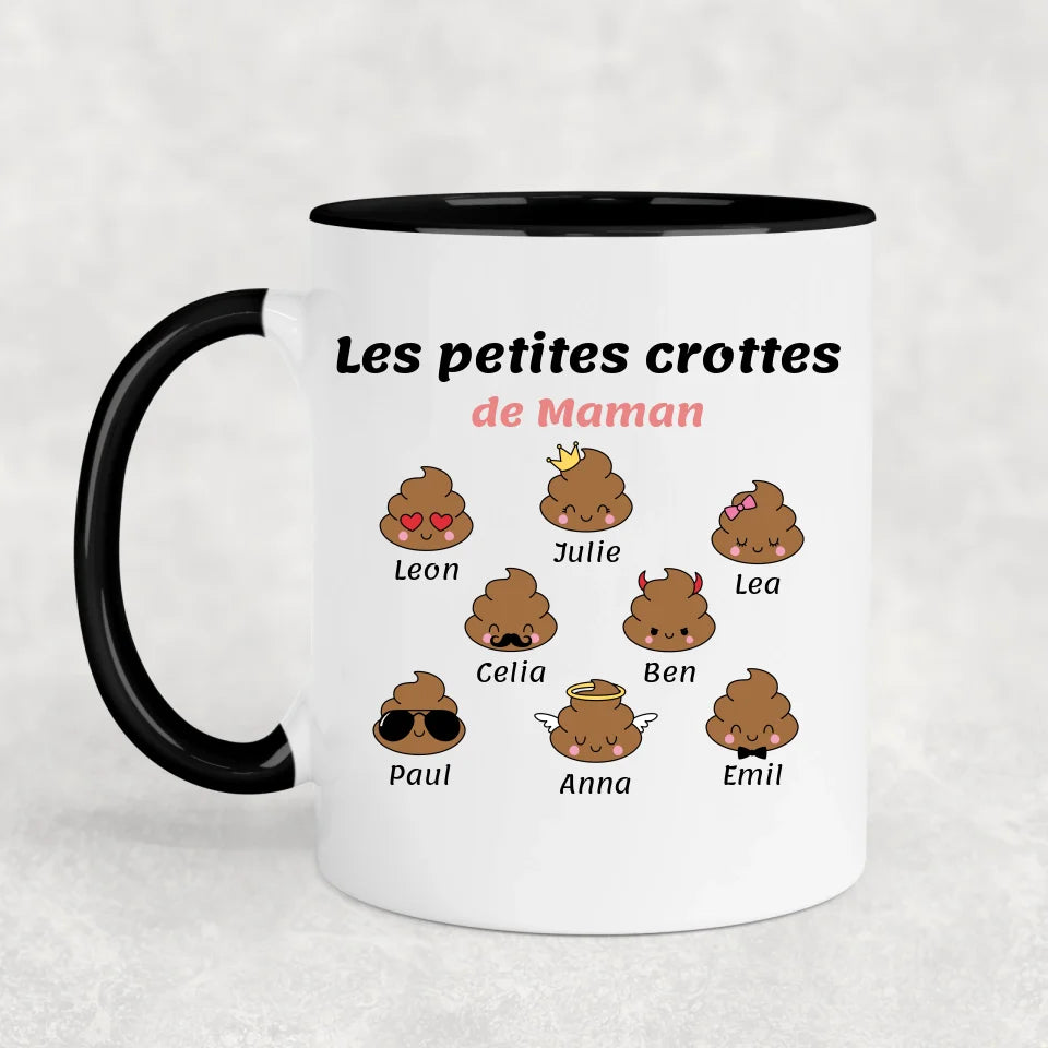 Les petites crottes de Maman - Mok gepersonaliseerd