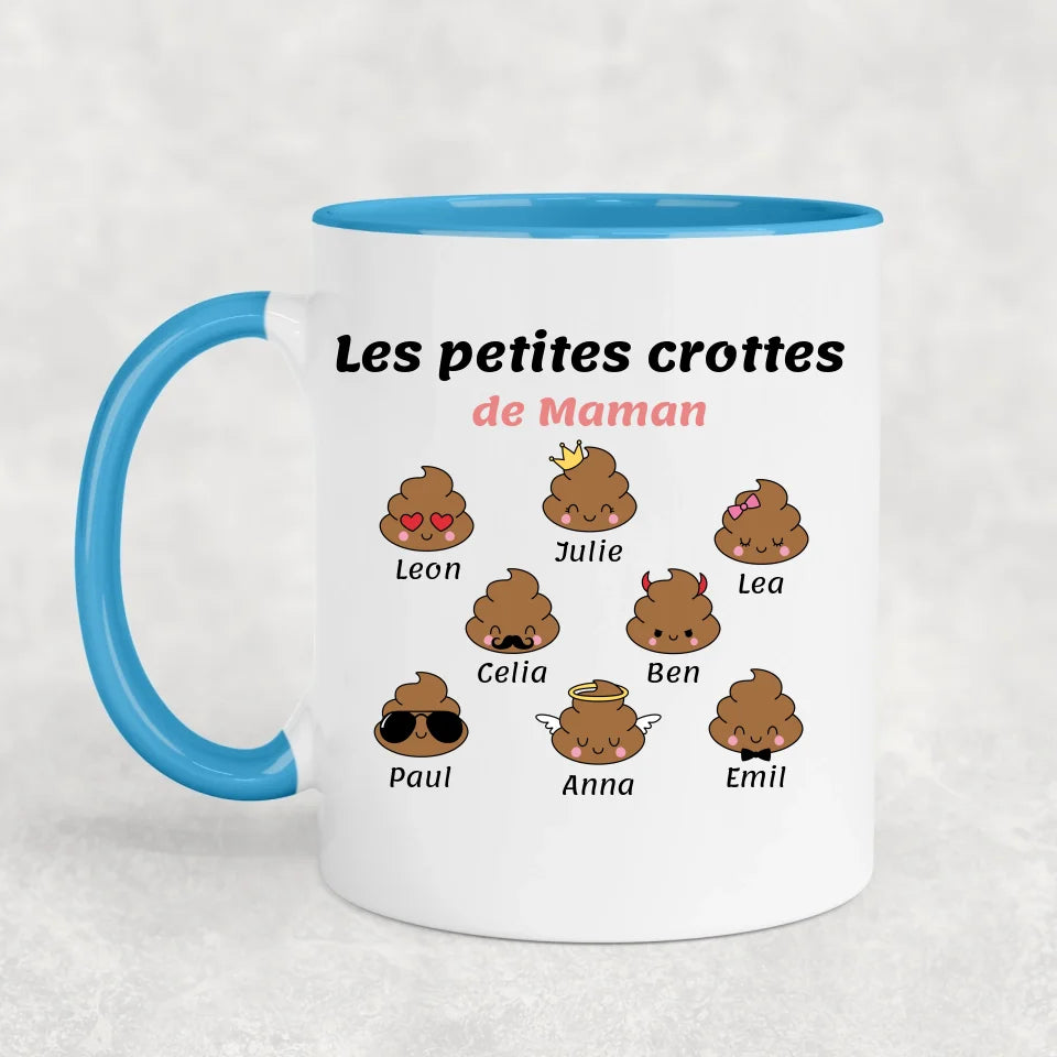 Les petites crottes de Maman - Mok gepersonaliseerd