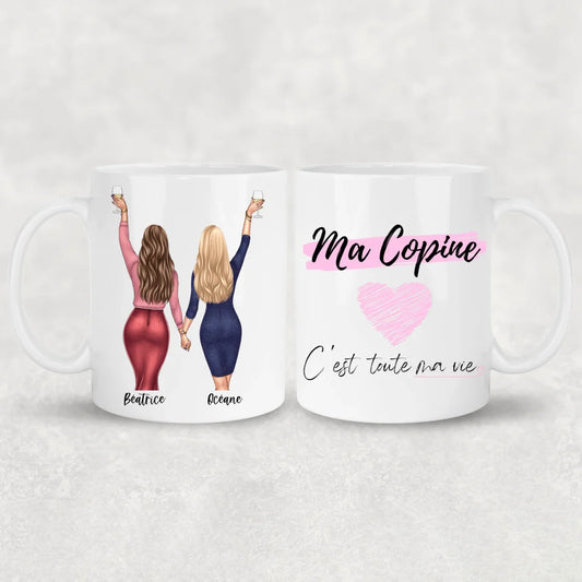 Nuit de filles - Mok gepersonaliseerd