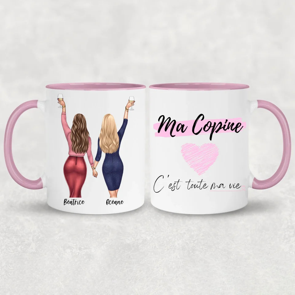 Nuit de filles - Mok gepersonaliseerd