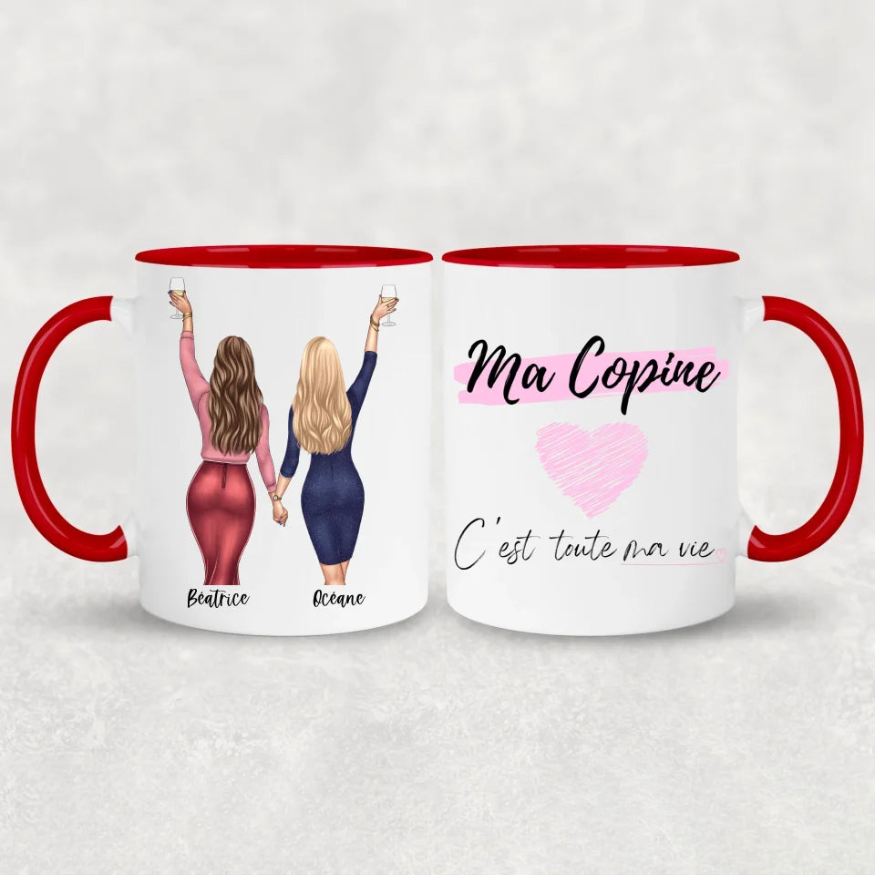 Nuit de filles - Mok gepersonaliseerd