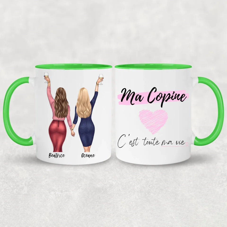 Nuit de filles - Mok gepersonaliseerd