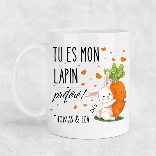 Lapin preferred! - Gepersonaliseerde mok