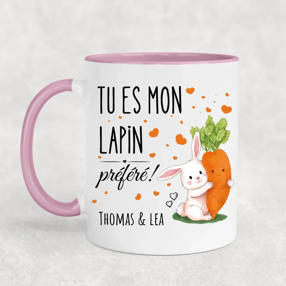 Lapin preferred! - Gepersonaliseerde mok