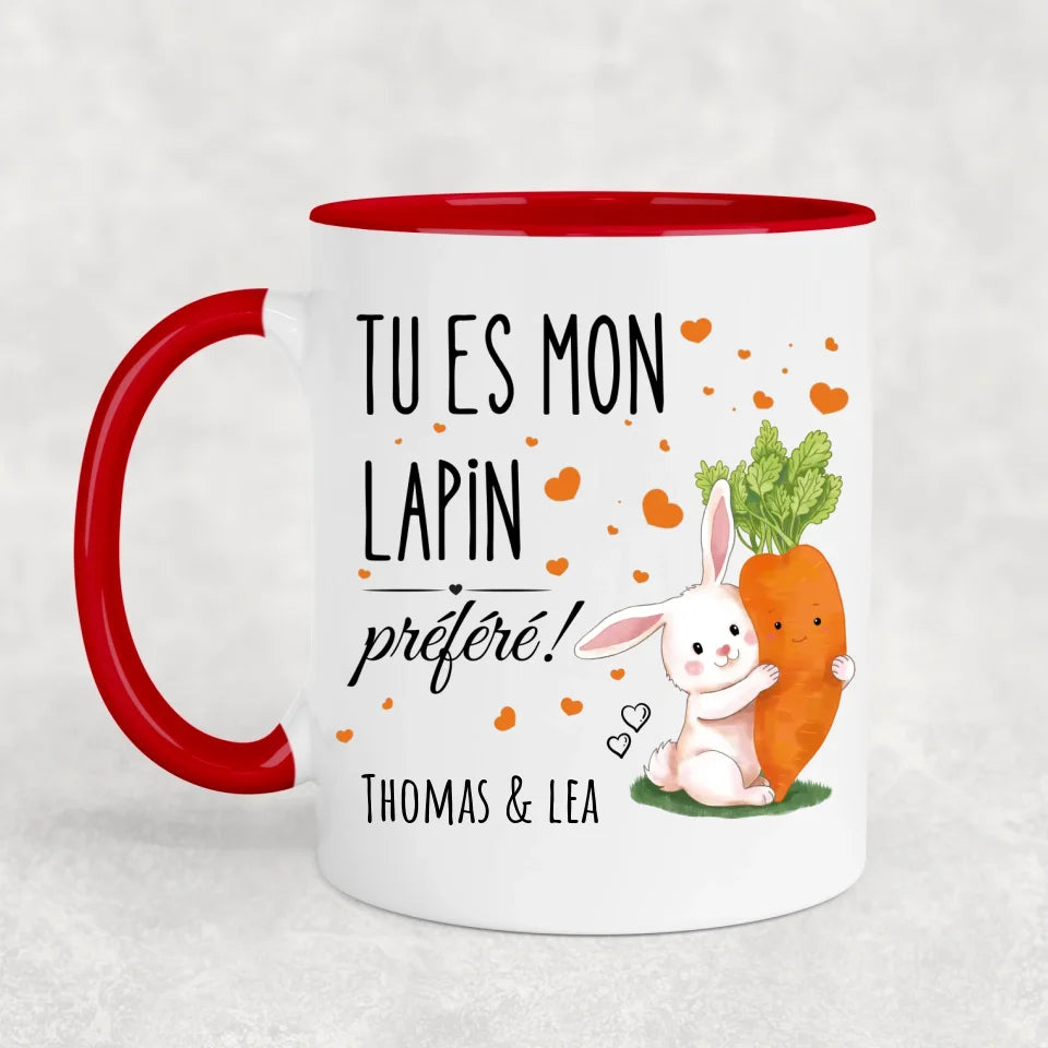 Lapin preferred! - Gepersonaliseerde mok