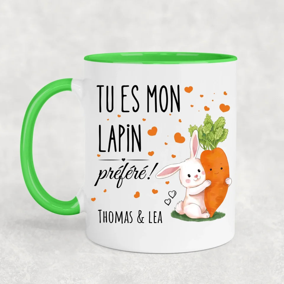 Lapin preferred! - Gepersonaliseerde mok