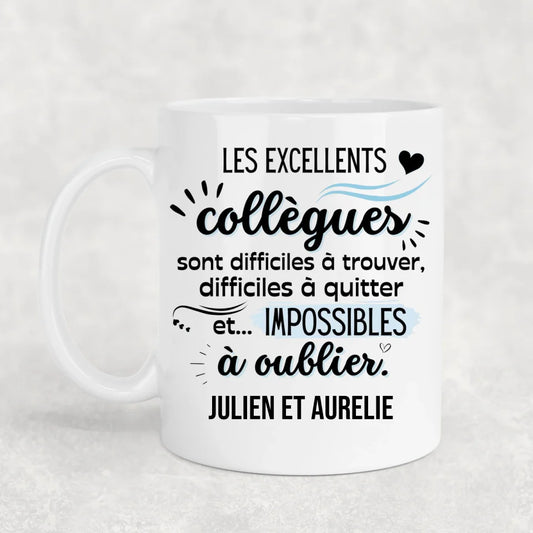 Les excellents collègues - Mok gepersonaliseerd