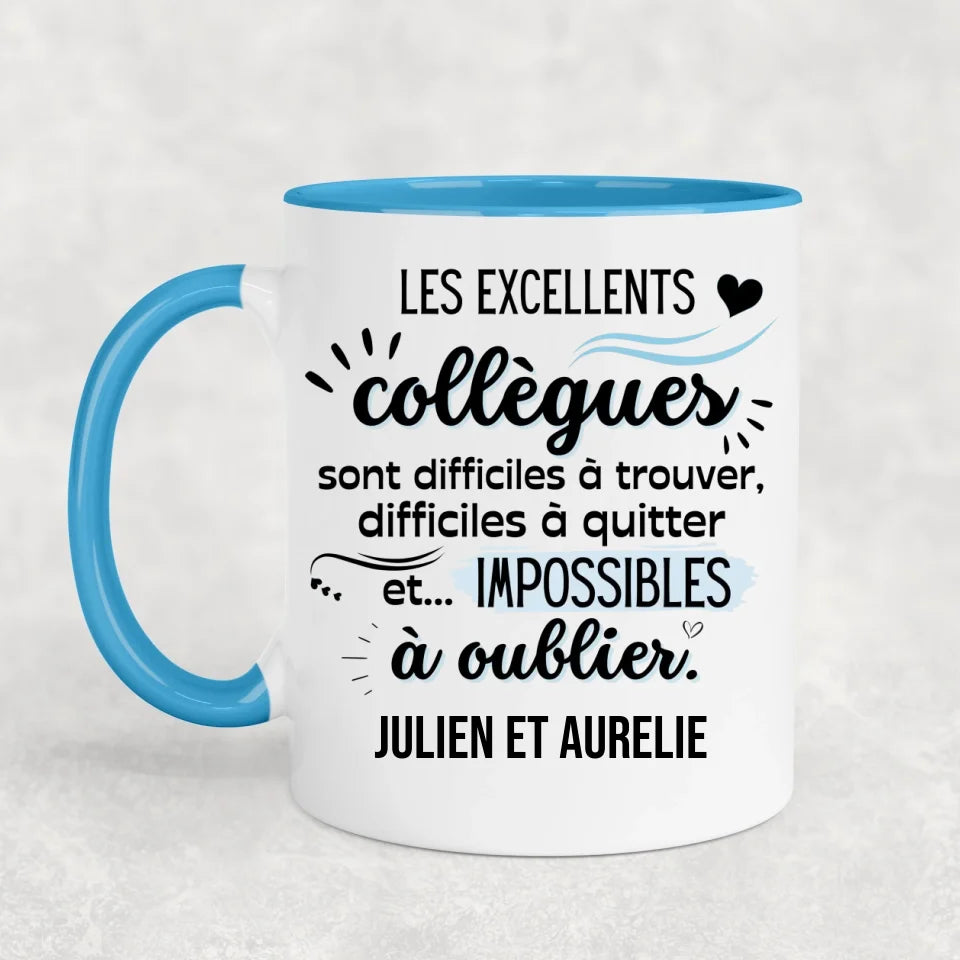 Les excellents collègues - Mok gepersonaliseerd
