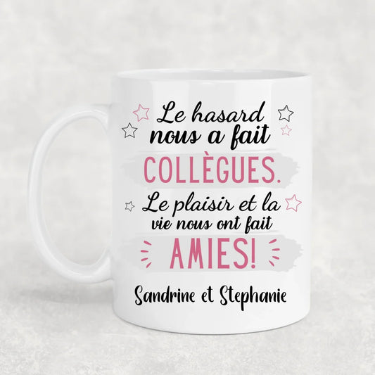 De collègues à amies - Mok gepersonaliseerd