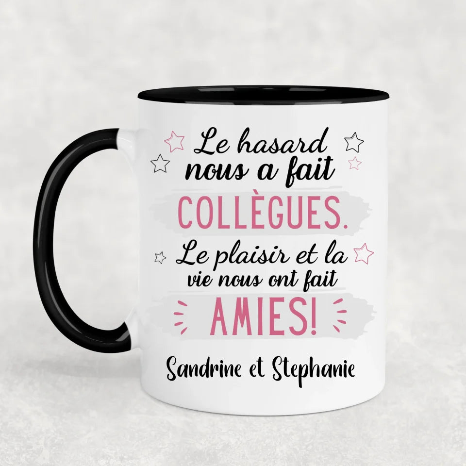 De collègues à amies - Mok gepersonaliseerd