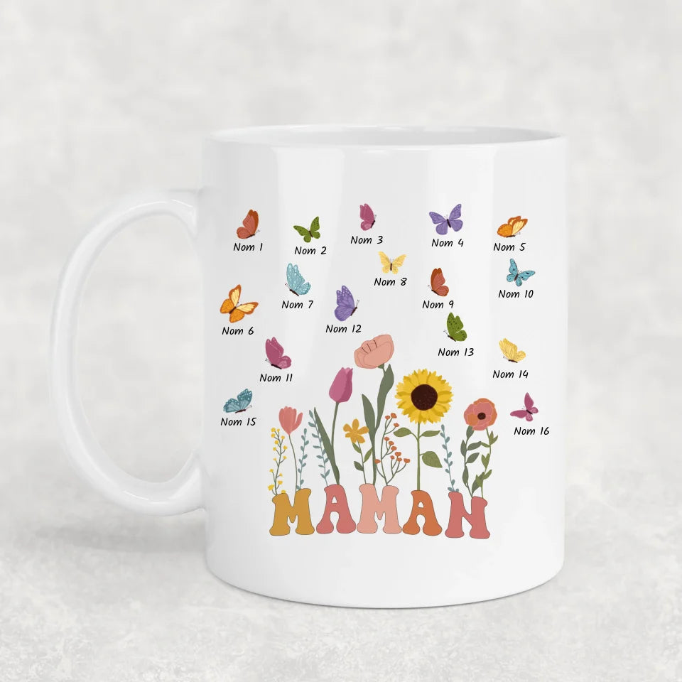 Prairie et papillons - gepersonaliseerde mok