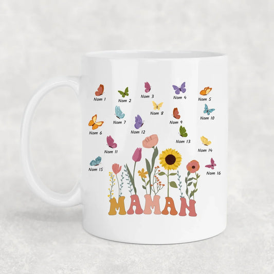 Prairie et papillons - gepersonaliseerde mok