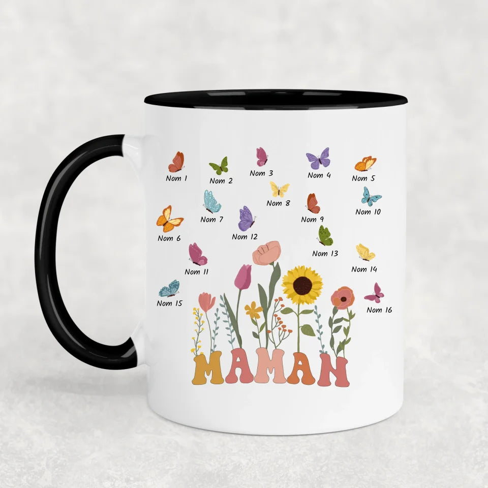 Prairie et papillons - gepersonaliseerde mok