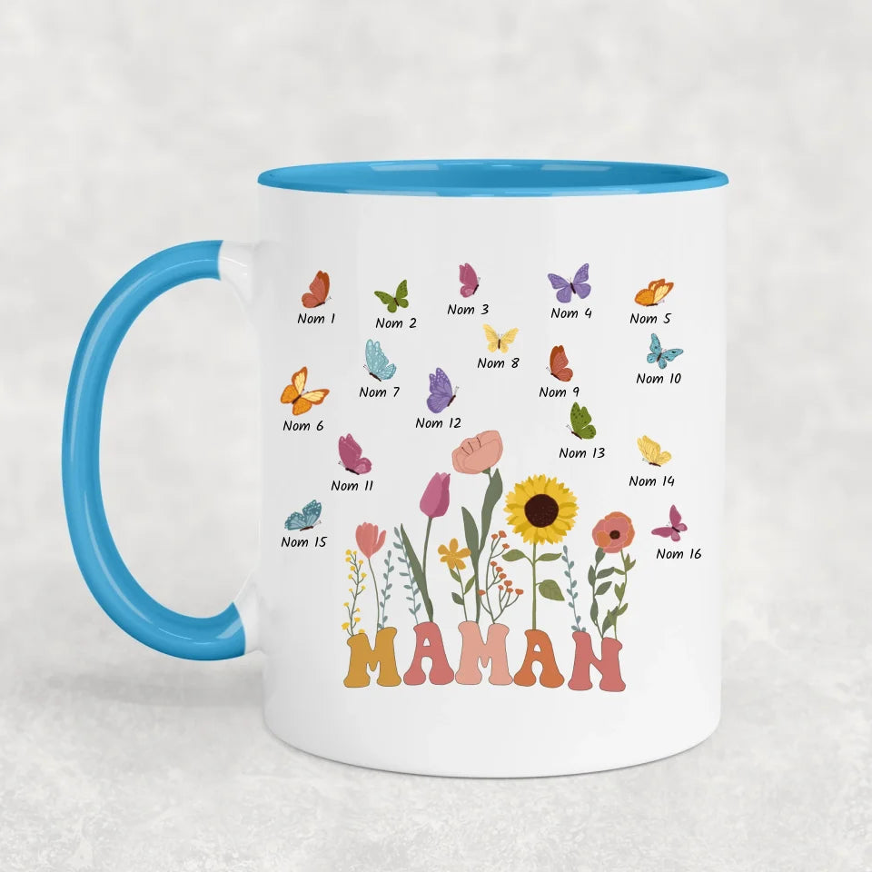 Prairie et papillons - gepersonaliseerde mok