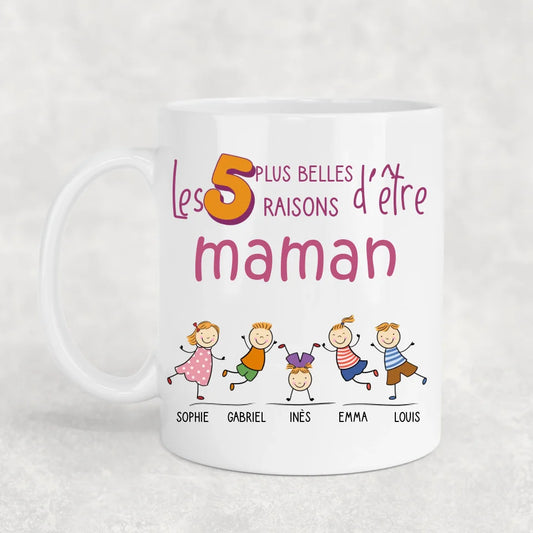 Les plus belles raisons - gepersonaliseerde mok
