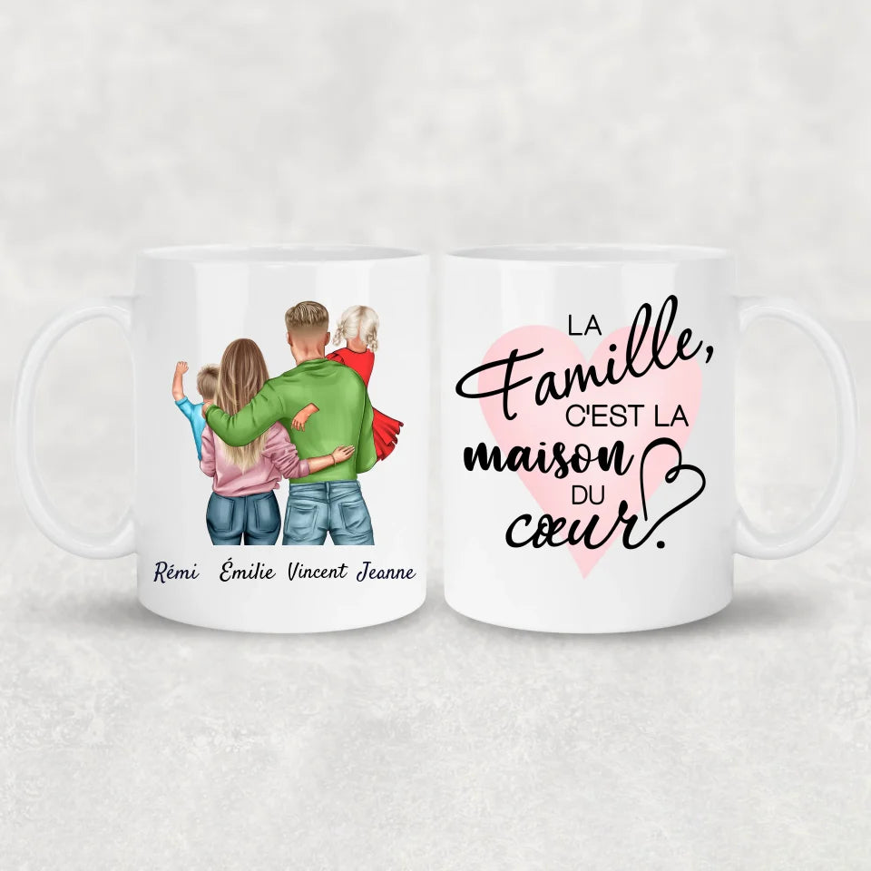 Familie - Gepersonaliseerde mok