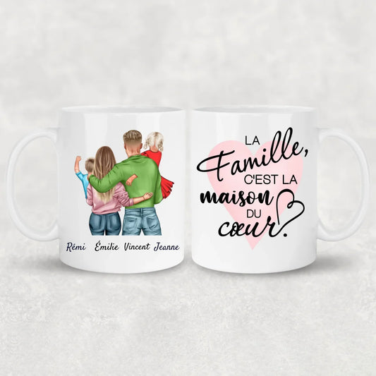 Familie - Gepersonaliseerde mok