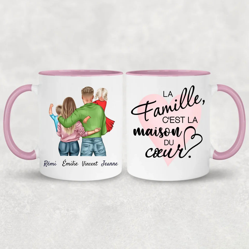 Familie - Gepersonaliseerde mok