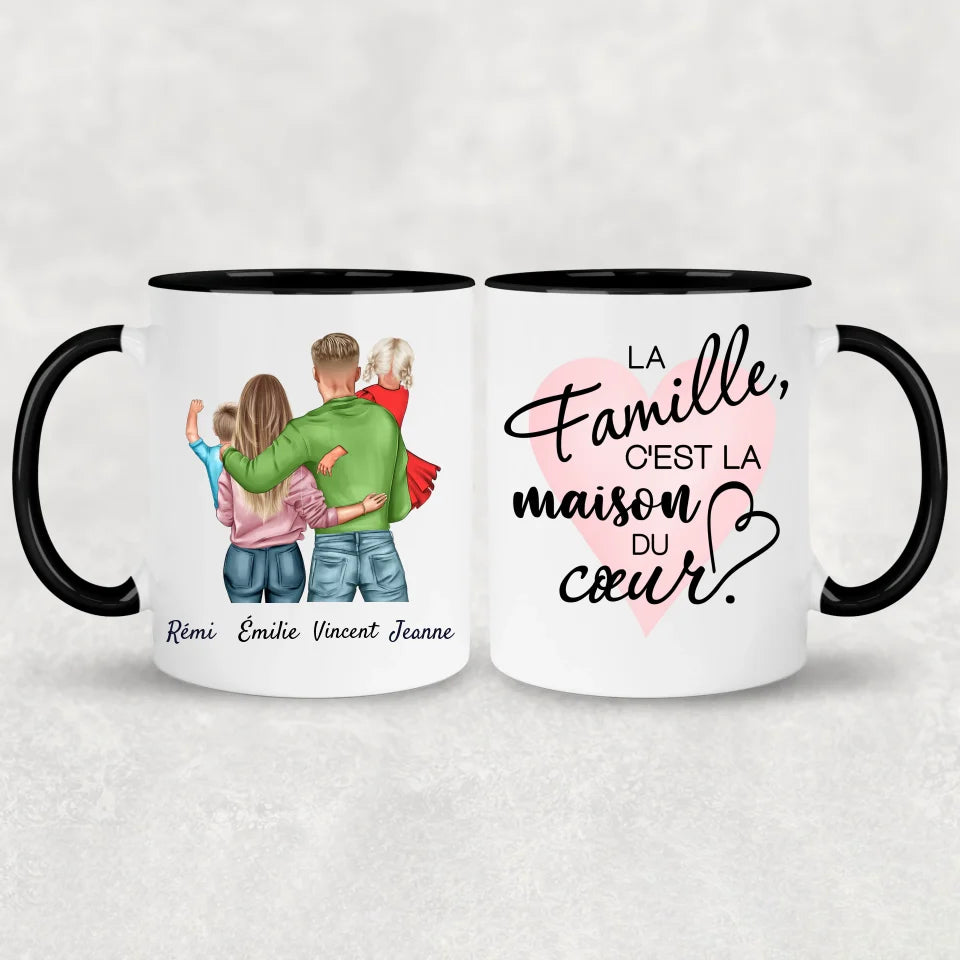 Familie - Gepersonaliseerde mok