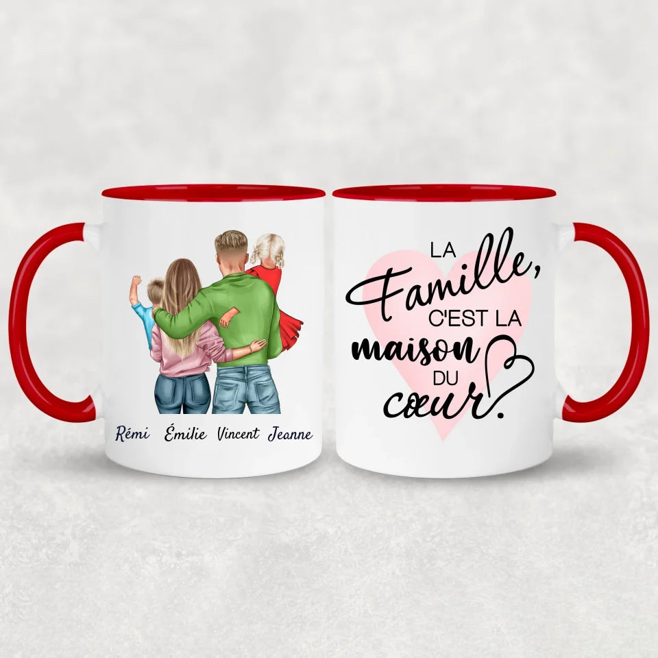 Familie - Gepersonaliseerde mok