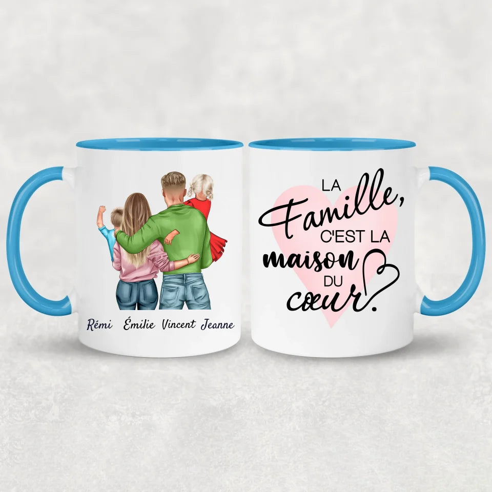 Familie - Gepersonaliseerde mok