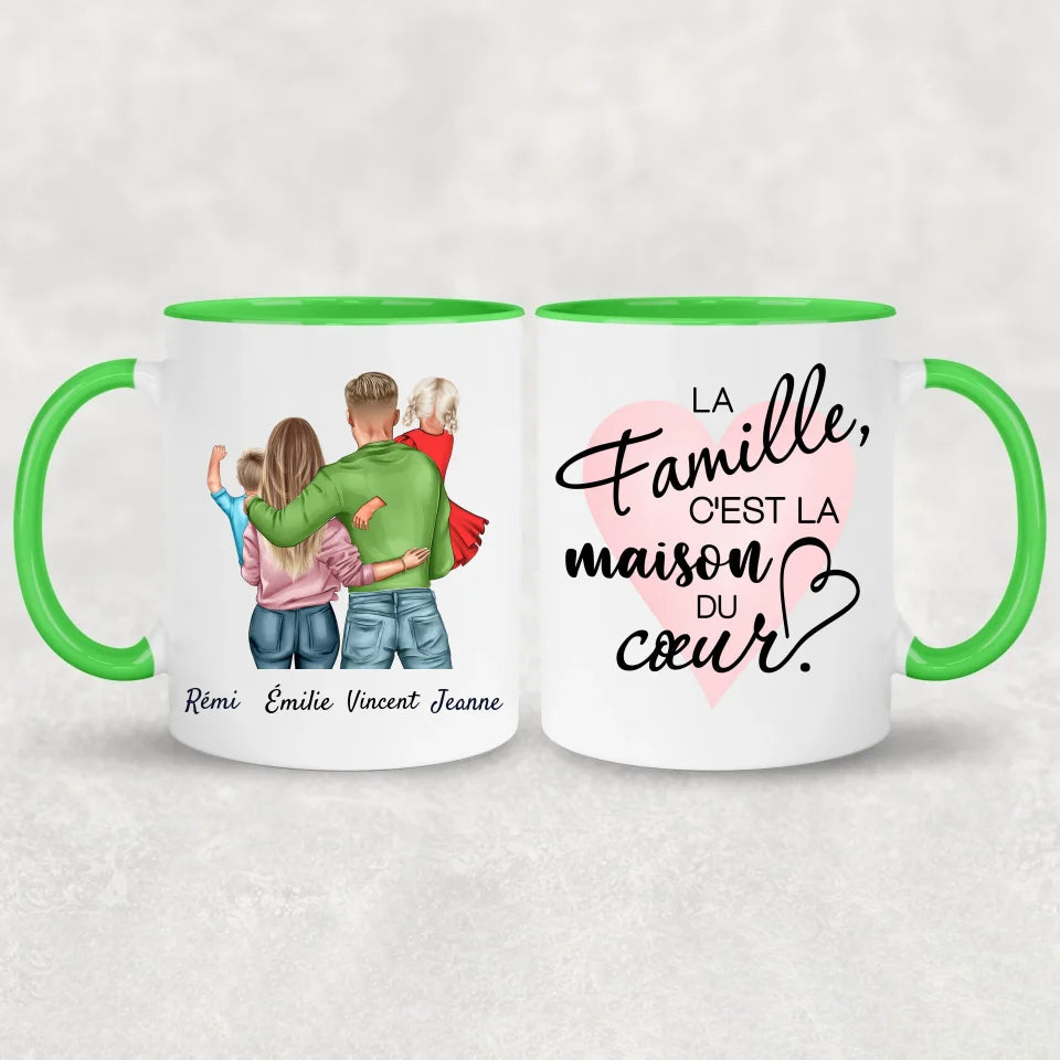Familie - Gepersonaliseerde mok