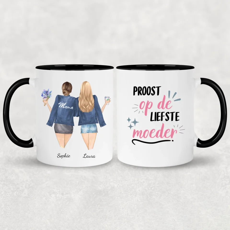 Moeder en Dochter - Gepersonaliseerde mok