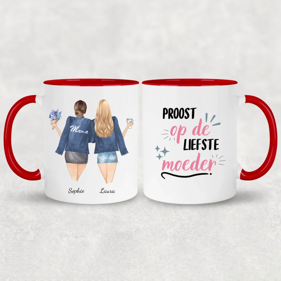 Moeder en Dochter - Gepersonaliseerde mok