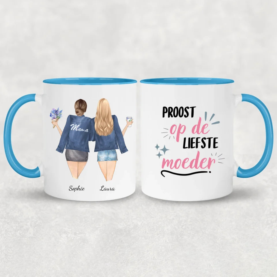 Moeder en Dochter - Gepersonaliseerde mok