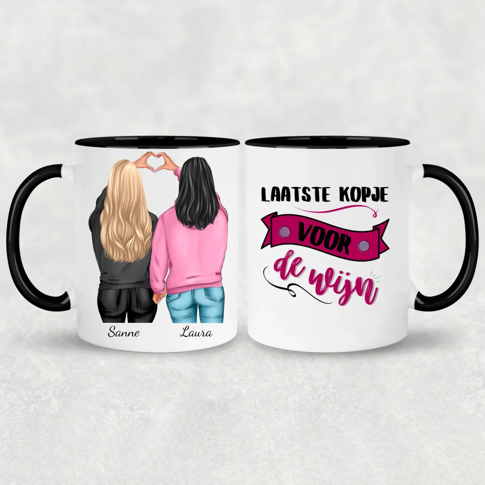 Besties - Gepersonaliseerde mok