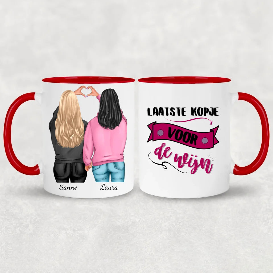 Besties - Gepersonaliseerde mok