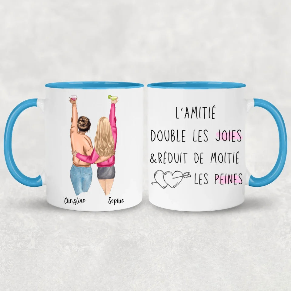 Meilleures amies - Gepersonaliseerde mok