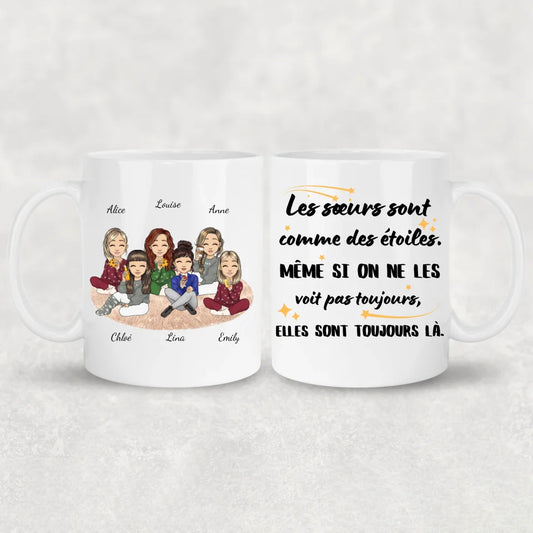 Amies de cœur - Mok gepersonaliseerd