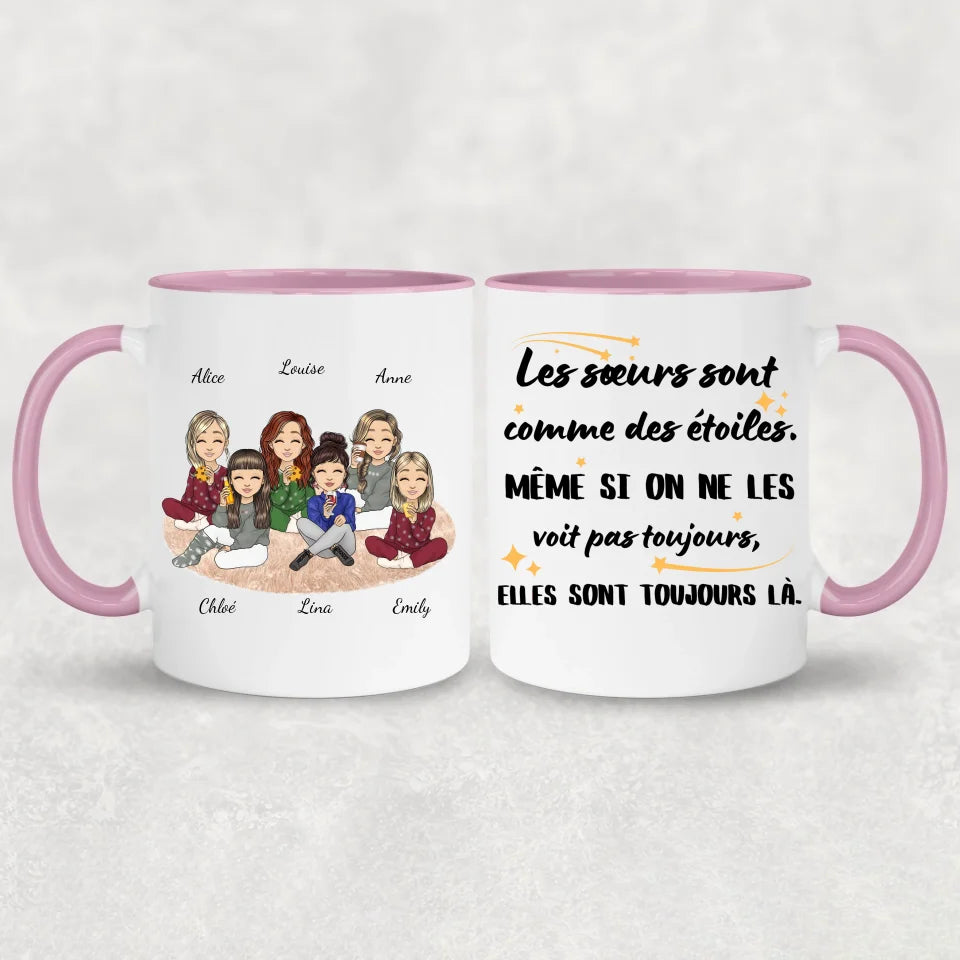 Amies de cœur - Mok gepersonaliseerd